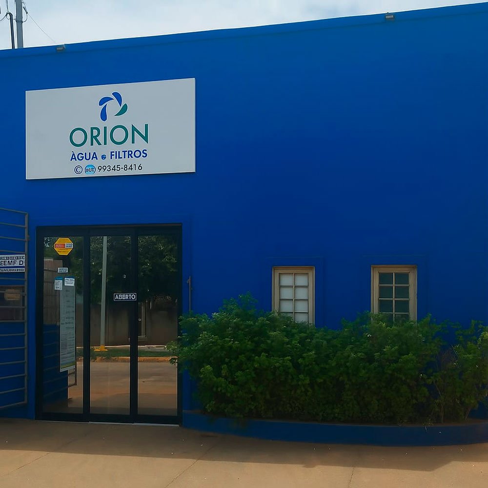 Orion Água e Filtro - Atuamos no tratamento de água através do sistema de osmose reversa e filtros abrandadores.