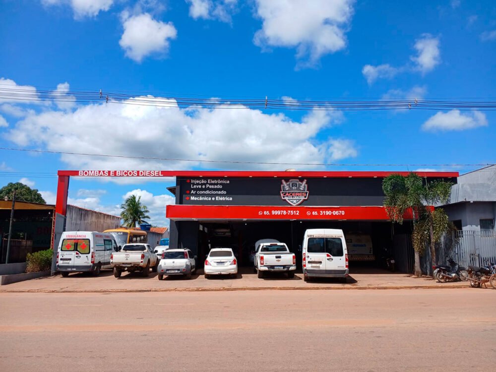 Cáceres Auto Center - Trabalhamos com serviços em bombas e bicos injetores, injeção eletrônica diesel/flex, ar condicionado, mecânica e elétrica em geral nas linhas leve, pesada e agrícola.